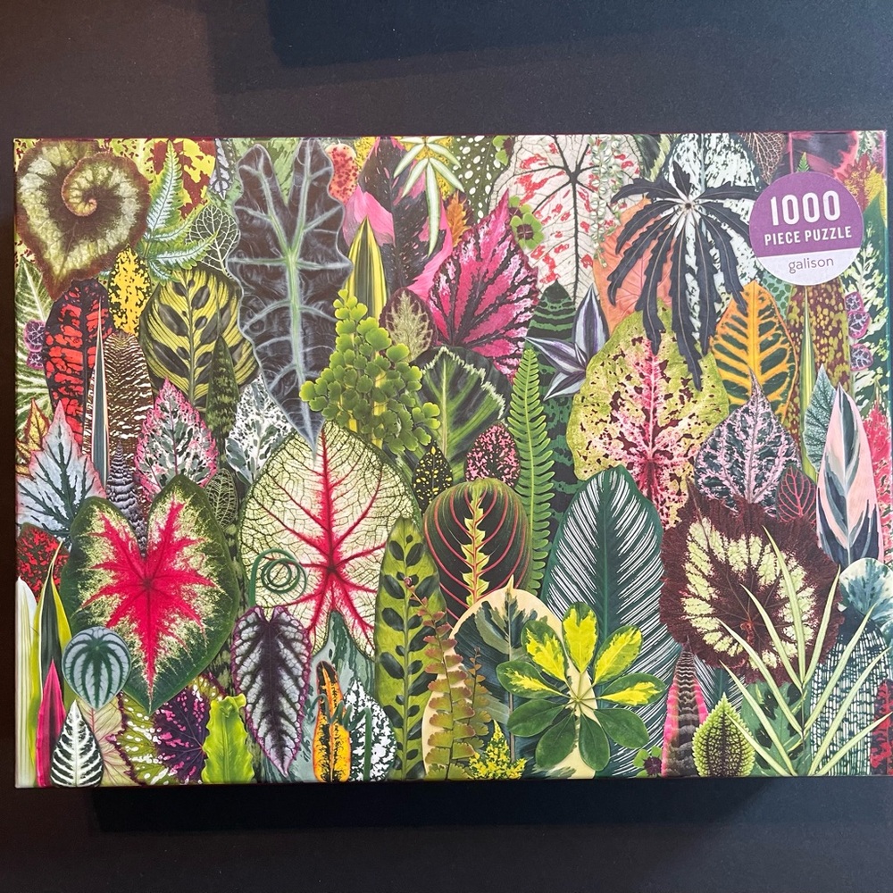 Galison Houseplant Jungle 1000 Piece Puzzle Flowers & Plants Theme Jigsaw